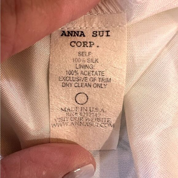 Anna Sui 2003 Runway Silk Horse Race Print Dress Sz 2 Rare Archival Flare Chic - Picture 7 of 13